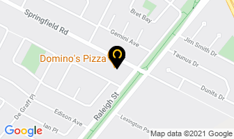 Domino's Pizza in Winnipeg map