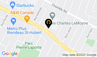 Domino's Pizza in Longueuil map
