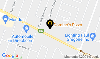 Domino's Pizza in Sainte-catherine map