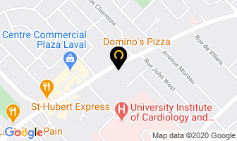 Domino's Pizza in Ville de Québec map