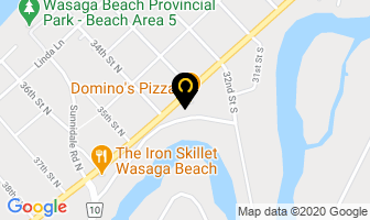Domino's Pizza in Wasaga Beach map