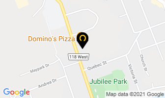 Domino's Pizza in Bracebridge map