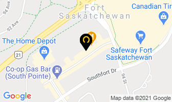 Domino's Pizza in Fort Saskatchewan map