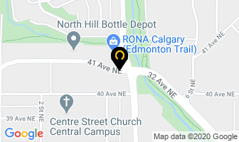 Don Akins Chartered Accountant in Calgary map