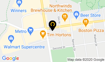 Don Gallinger in Collingwood map