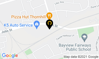 Don Valley North Collision Repair Centre in Markham map