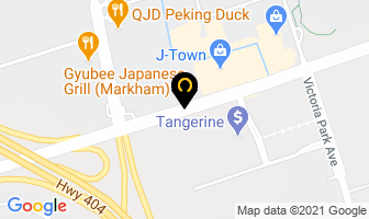 Don Valley North Lexus Toyota in Markham map
