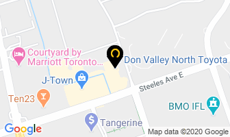Don Valley North Toyota in Markham map