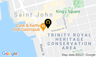 Donald F Cullinan Law Services in Saint John map