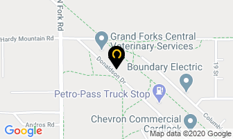 Donaldson Drive Self Storage in Grand Forks map