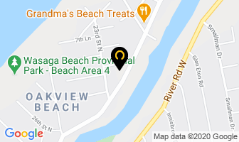 Donato House in Wasaga Beach map