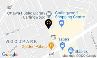 Donna's Orthotherapy Massage in Guelph map