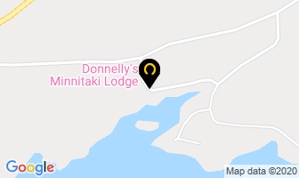 Donnelly's Minnitaki Lodge in Fort St. John map