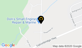 Don's Mobile Small Engine Repair in Sudbury map