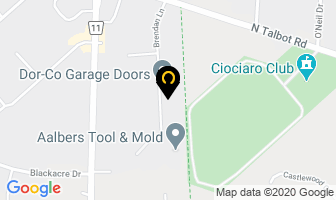 Dor-Co Garage Doors in Tecumseh map
