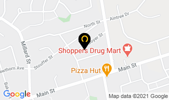 Dorset Park Roofing in Whitchurch-stouffville map
