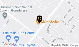 Dot Furniture in Mississauga map