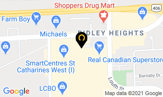 Dot Furniture in St. Catharines map