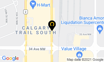 Dot's Stores in Edmonton map