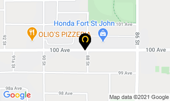 Double R Mini Storage & Sales in Fort St. John map