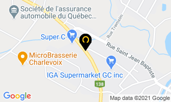 Douces Pattes in Baie-saint-paul map