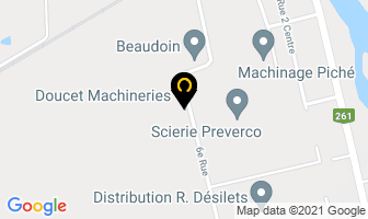 Doucet Machineries Inc in Daveluyville map