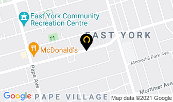 Doug Hayashi in East York map