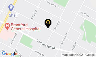 Douglas Engine Repair Ltd in Brantford map