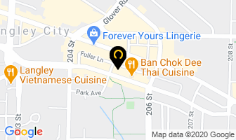Douglas Park Market in Langley map