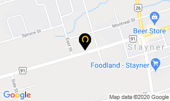 Dougs Lawn Care in Stayner map