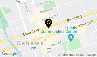 Down East Donairs in Oshawa map
