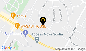 Downeast/airport Services in Halifax map