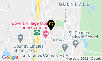 Downs Village Mobile Home Community in Winnipeg map