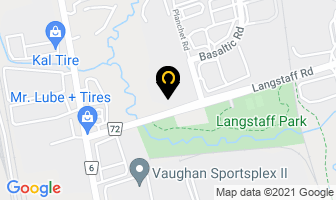 Downsview Furniture Refinishing in Vaughan map