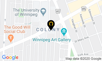 Downtown Dental Group in Winnipeg map