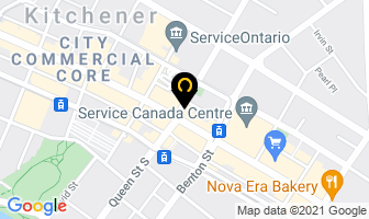 Downtown Financial Centre in Kitchener map