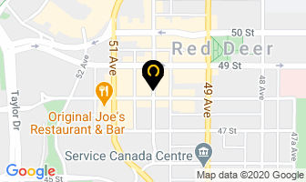 Downtown Red Deer Business Association in Red Deer map