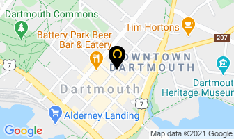 Downtown Spa in Dartmouth map