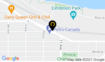 Downtown Tire Brake & Muffler in Kamloops map