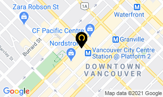 Downtown Vancouver Optometry Clinic in Toronto map