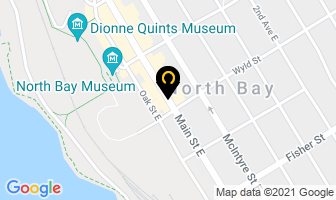 Downtown Variety & Video in North Bay map