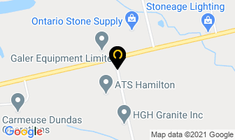 Doyle Manufacturing in Hamilton map