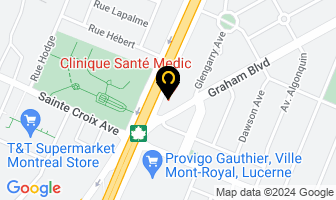 Dr. Alain Azzi in Montreal map