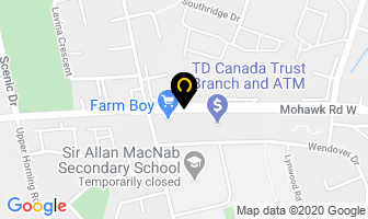 Dr B S Lamb - Family Physician in Hamilton map