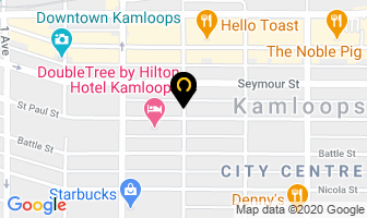 Dr Barros Dental Corp in Kamloops map