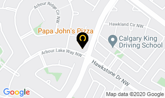 Dr Cary Pang in Calgary map