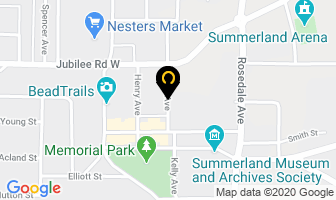 Dr. Cathy Harrold in Summerland map