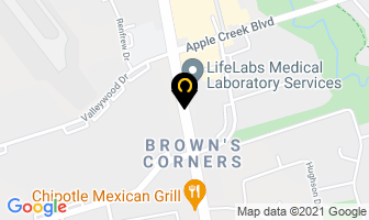 Dr Chong Markham Optometrists in Markham map