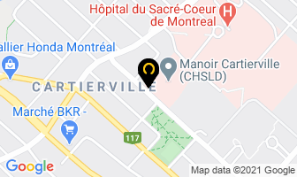 Dr Claude Proulx in Montreal map