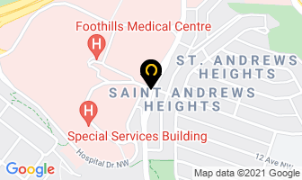 Dr Debra Isaac in Calgary map